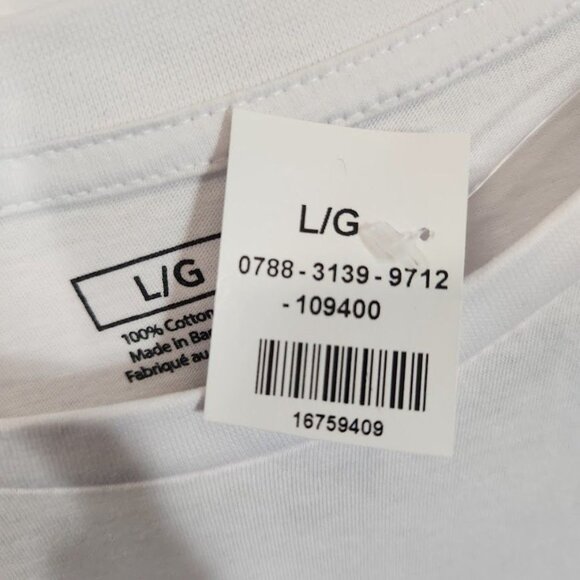 Miami Short Sleeve Crewneck Collegiate Printed Graphic Tee in White -‎ Size L - Picture 5 of 7